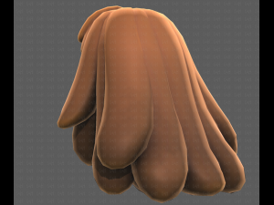 Base Hair for girl V37 3Dモデル