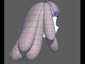 Base Hair for girl V37 3Dモデル