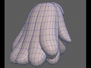 Base Hair for girl V37 3Dモデル
