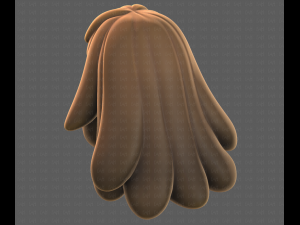 Base Hair for girl V37 3Dモデル