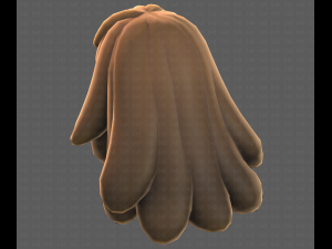 Base Hair for girl V37 3Dモデル