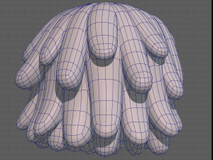 Base Hair for girl V38 Modelo 3D