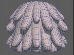 Base Hair for girl V38 Modelo 3D