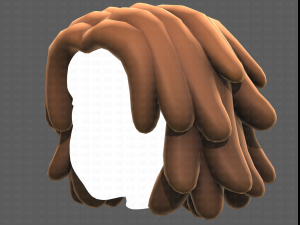 Base Hair for girl V38 Modelo 3D