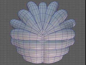 Base Hair for girl V38 Modelo 3D