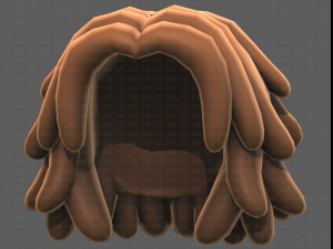Base Hair for girl V38 Modelo 3D