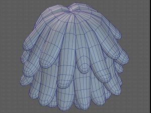Base Hair for girl V38 Modelo 3D