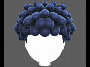 Base Hair for Boy V37 Modelo 3D