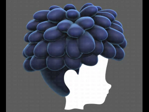 Base Hair for Boy V37 3D Model
