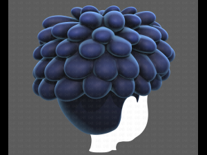 Base Hair for Boy V37 Modelo 3D