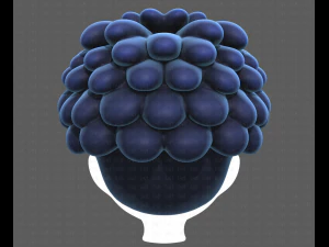 Base Hair for Boy V37 3D Model