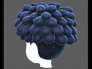 Base Hair for Boy V37 3D Model