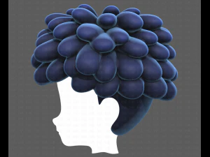 Base Hair for Boy V37 3D Model