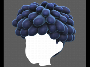 Base Hair for Boy V37 Modelo 3D