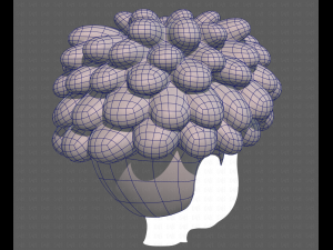Base Hair for Boy V37 Modelo 3D