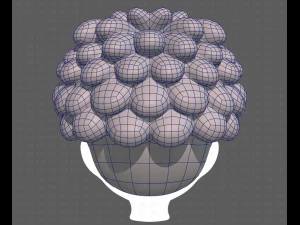 Base Hair for Boy V37 3D Model