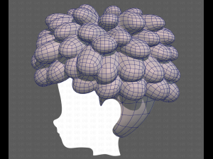 Base Hair for Boy V37 Modelo 3D