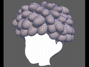 Base Hair for Boy V37 Modelo 3D