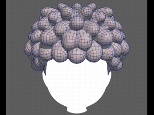 Base Hair for Boy V37 3D Model