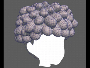 Base Hair for Boy V37 3D Model