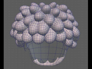 Base Hair for Boy V37 3D Model