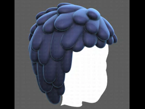 Base Hair for Boy V38 3D Model