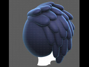 Base Hair for Boy V38 3D Model