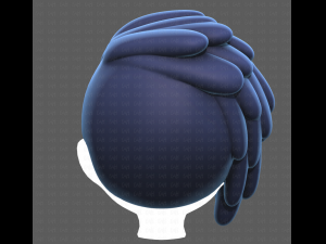 Base Hair for Boy V38 Modèle 3D