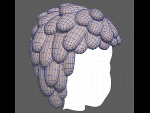 Base Hair for Boy V38 3D Model