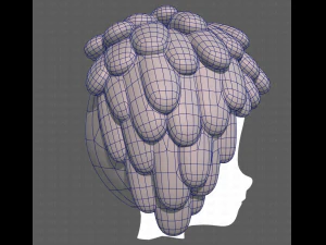 Base Hair for Boy V38 3D Model