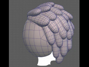Base Hair for Boy V38 3D Model