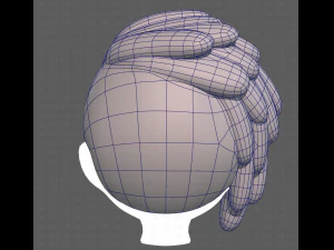 Base Hair for Boy V38 3D Model