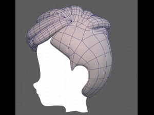 Base Hair for Boy V38 3D Model