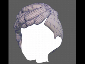 Base Hair for Boy V38 3D Model