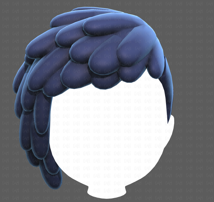 3D Hair style for boy V38 3D Model $15 - .3ds .dae .fbx .ma .max