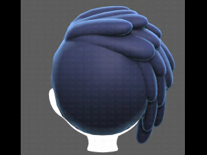 Base Hair for Boy V38 3D Model