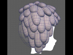 Base Hair for Boy V38 3D Model