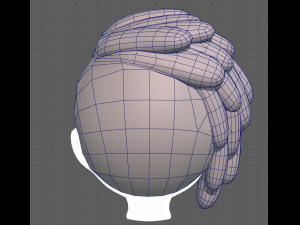 Base Hair for Boy V38 Modèle 3D