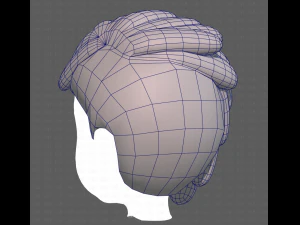 Base Hair for Boy V38 3D Model