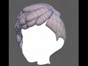 Base Hair for Boy V38 3D Model