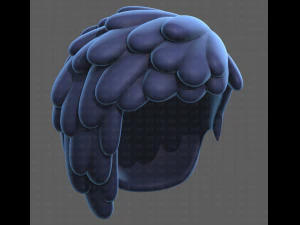 Base Hair for Boy V38 3D Model