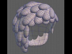 Base Hair for Boy V38 Modèle 3D