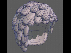 Base Hair for Boy V38 3D Model