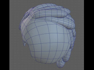 Base Hair for Boy V38 3D Model