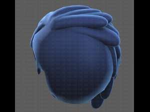 Base Hair for Boy V38 Modèle 3D