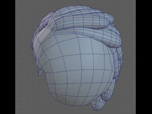 Base Hair for Boy V38 3D Model