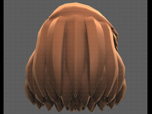 Base Hair for girl V39 Modelo 3D
