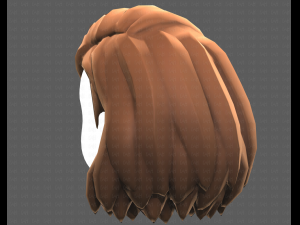 Base Hair for girl V39 Modelo 3D