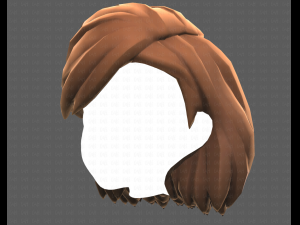 Base Hair for girl V39 Modelo 3D
