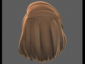Base Hair for girl V39 Modelo 3D
